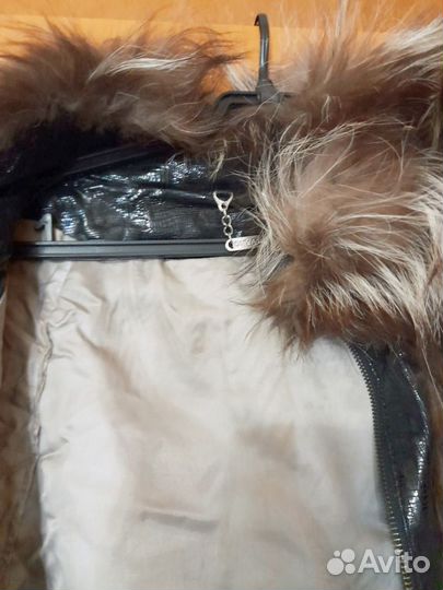 Куртка с мехом чернобурки