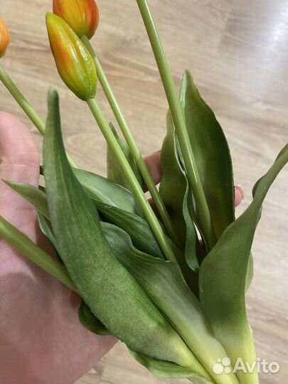 Тюльпаны искусственные латексные