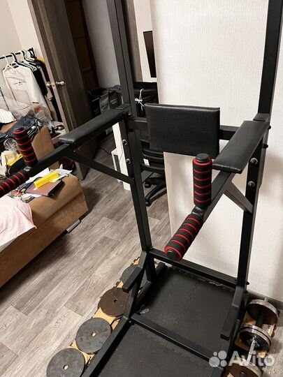 Турник пресс брусья 3 в 1 напольный