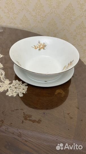 Фарфор ГДР Кольдиц Colditz тарелка и салатник