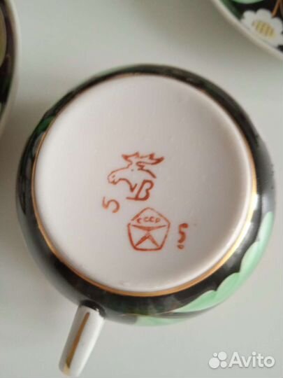 Чайный сервиз Вербилки СССР