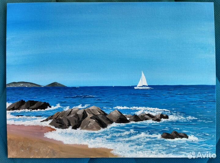 Картина акрилом 