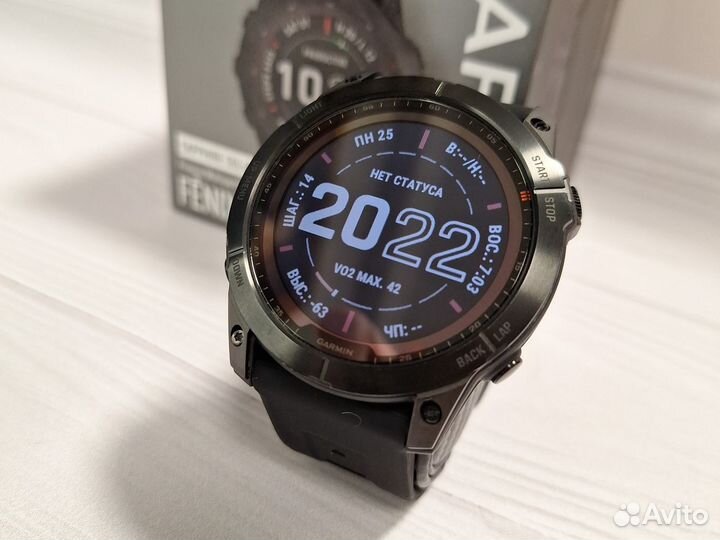 Часы Garmin Fenix 7X Sapphire Solar Titanium идеал