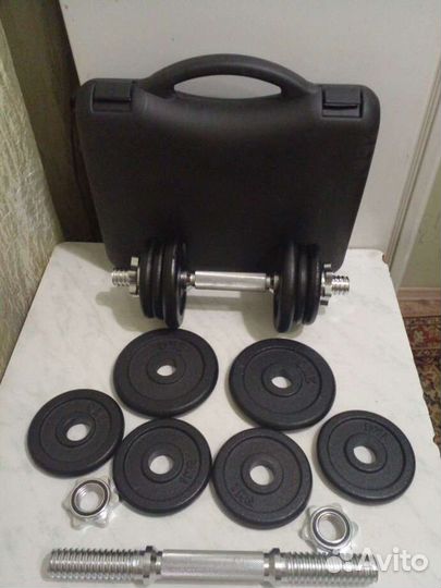 Гантели разборные в кейсе(новые),гири
