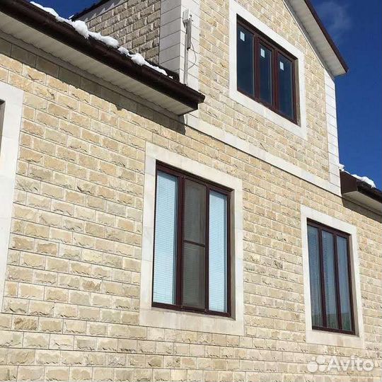 Облицовка дагестанским камнем