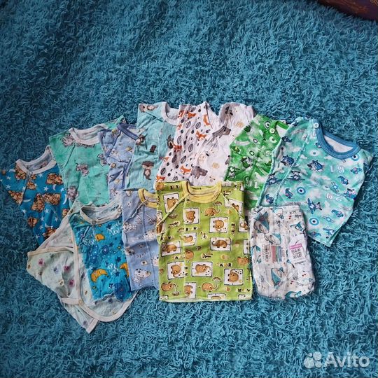 Детская одежда на мальчика с рождения до 1 года
