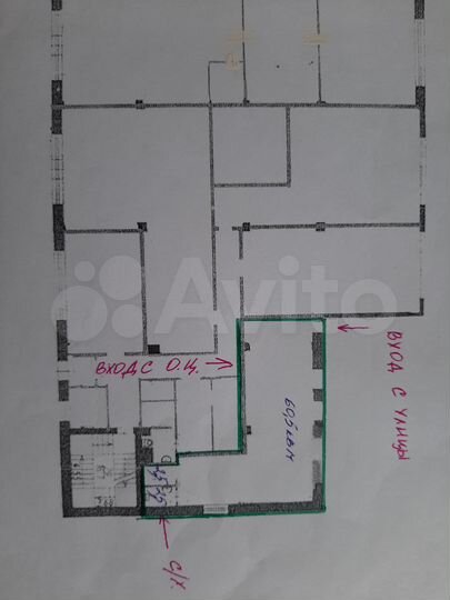 Свободного назначения, офис 65.5 м² и 27 м²
