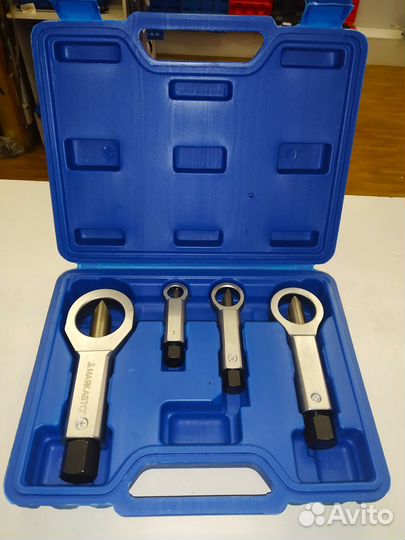 Набор гайкорубов 9-27 мм, 4 пр