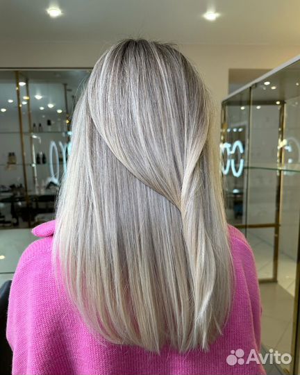 Сложное окрашивание волос,Airthouh.шатуш