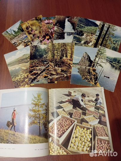 Фотоальбом Забайкалье и набор открыток 1969 г