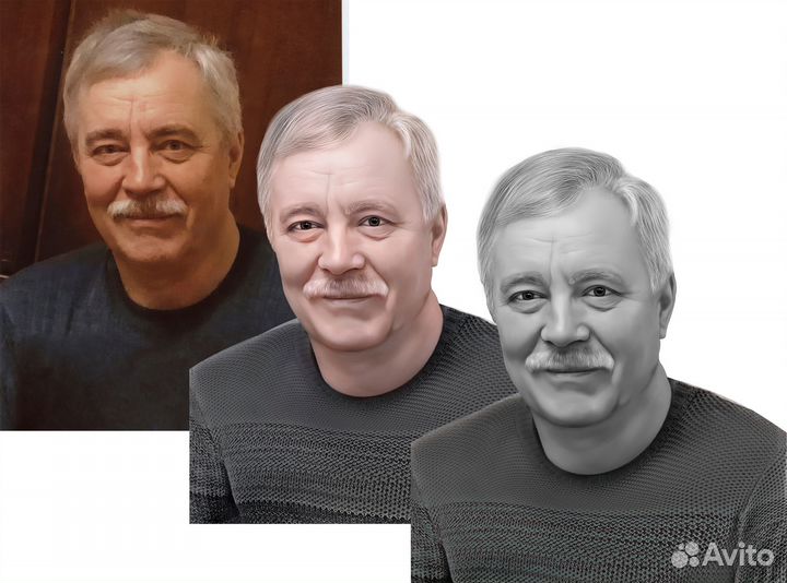 Ретушь фотографий для гравировки на памятнике