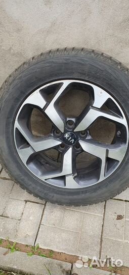 Литые диски и шины r17 kia sportage