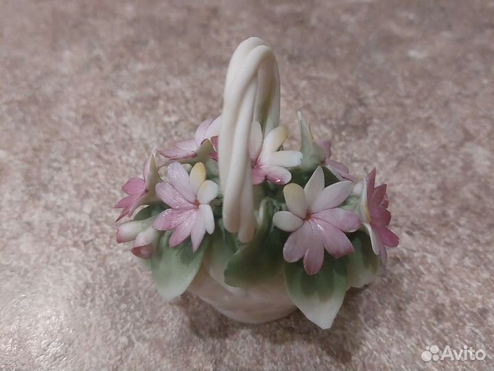 Фарфоровая корзинка каподимонте