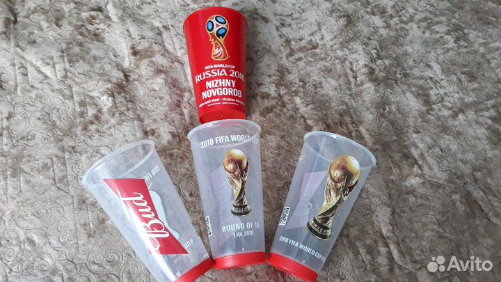 Бокалы BUD и Coca-Cola чм 2018