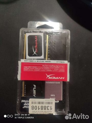 Kingston HyperX fury Black hx432c16fb3k2/16 купить в Москве ...