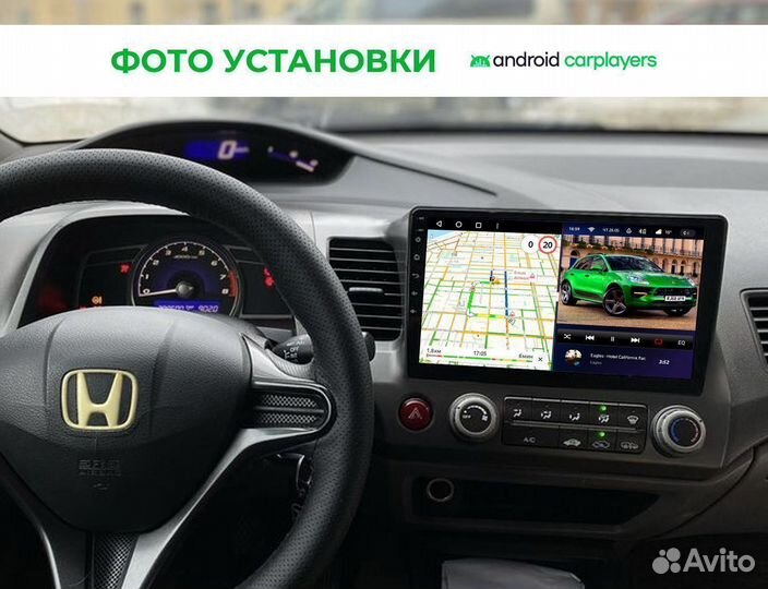 Штатная магнитола на андроид для Honda