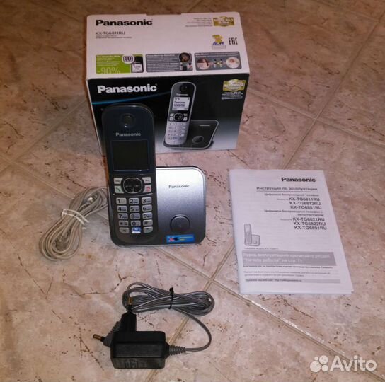 Телефон dect panasonic