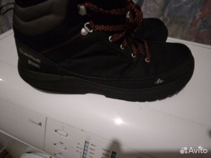 Ботинки зимние мужские серые Quechua 100