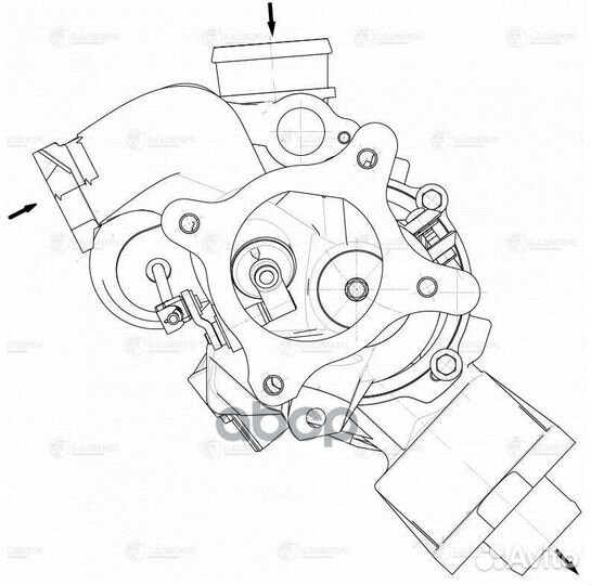 Турбокомпрессор для а/м Audi A4 (07) /A5 (09) 1