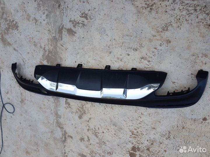 Юбка заднего бампера для Mercedes M-klasse