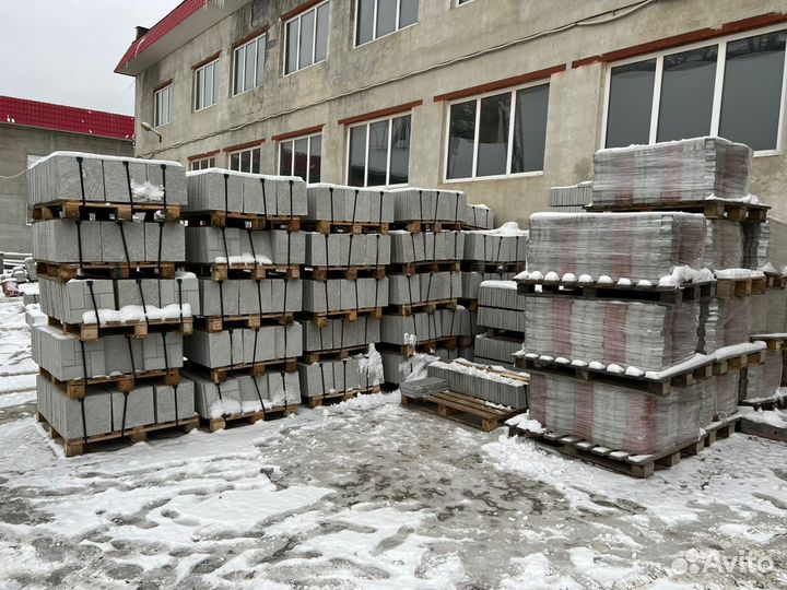 Керамзитоблок, шлакоблок, тротуарная плитка