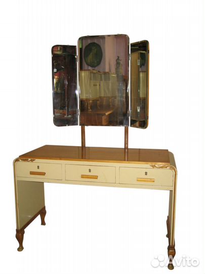 Антикварный Трельяж и две тумбы 1940-50гг
