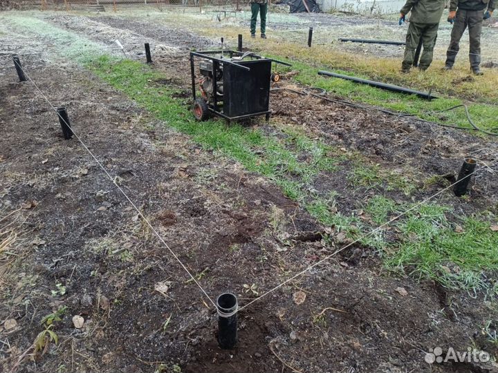 Продажа и монтаж винтовых свай. Винтовая свая