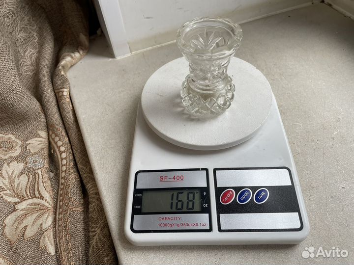 Ваза хрустальная сувенирная мини