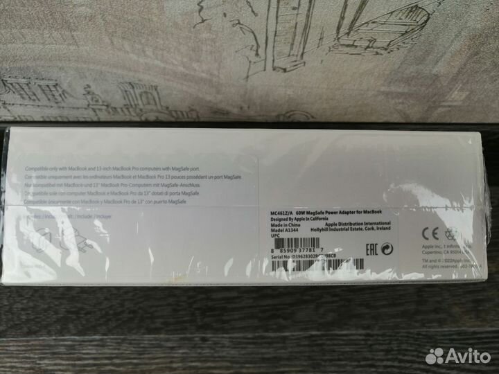 Зарядка для macbook / magsafe 60w