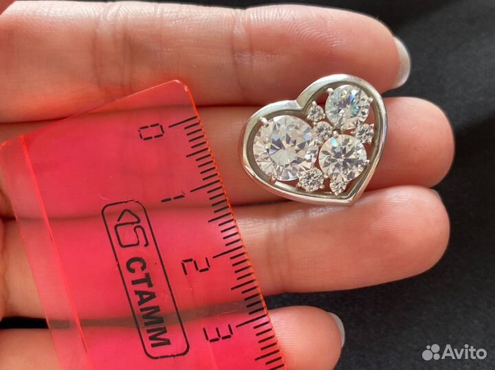 Серебряный кулон подвеска