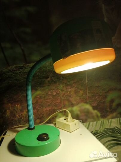 Лампа настольная СССР рабочая