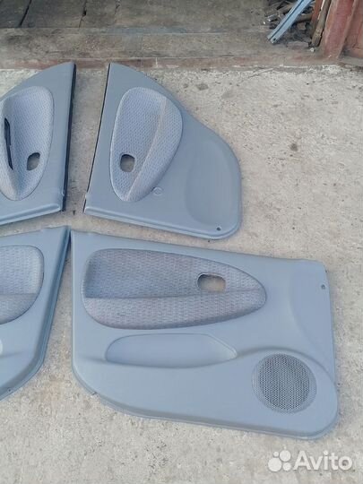 Дверные карты обшивки Киа Рио 1 дорестайлинг