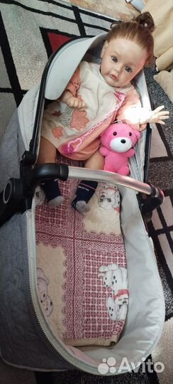 Кукла реборн девочка 60 см с волосами