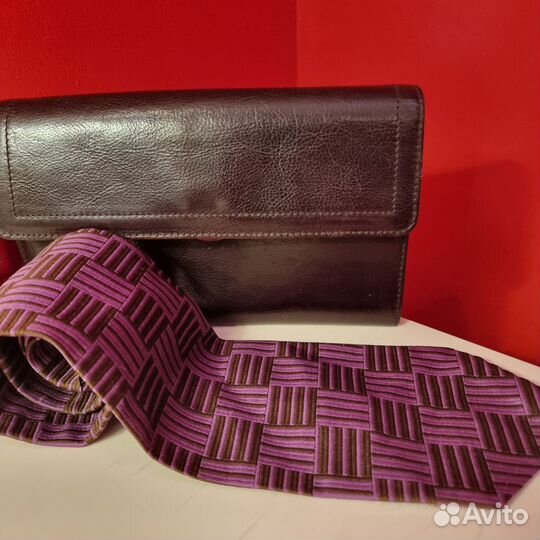 Галстук 80х 90х редкий винтаж Италия