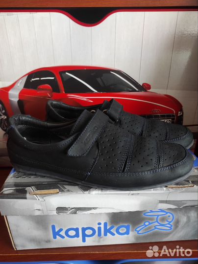 Полуботинки школьные для мальчика Kapika, р. 36