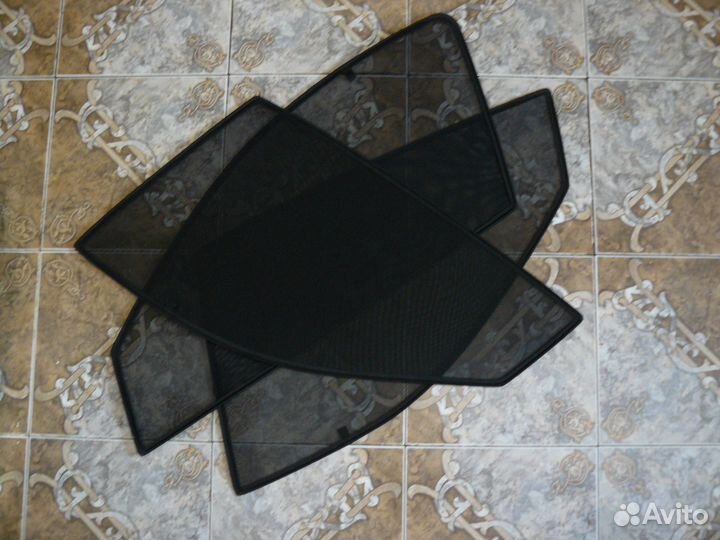 Каркасные шторки KIA Rio 2 2005-2011 магниты