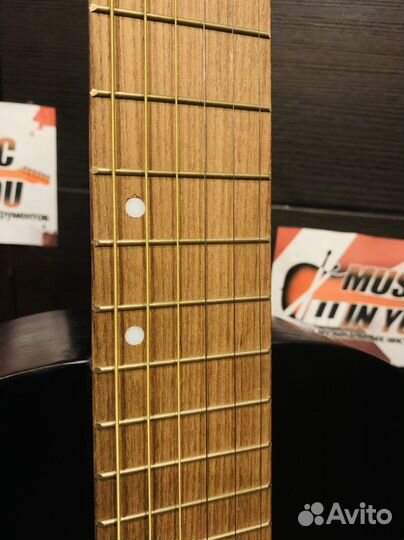 Акустическая Гитара (Широкий Гриф) + Чехол