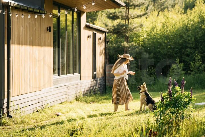 Дом 90 м² на участке 3 га