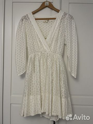 Платье maje белое 40-42 размер