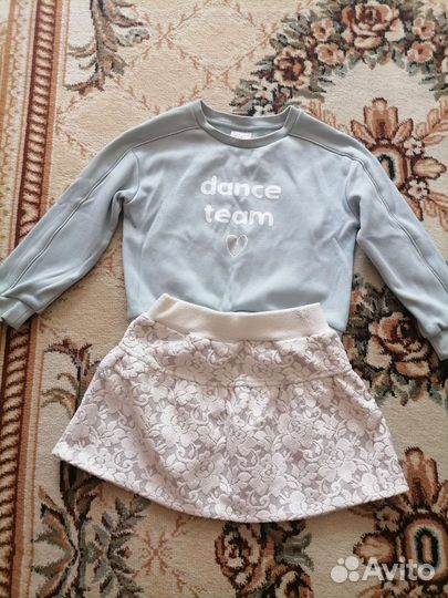 Одежда для девочки пакетом 110 116
