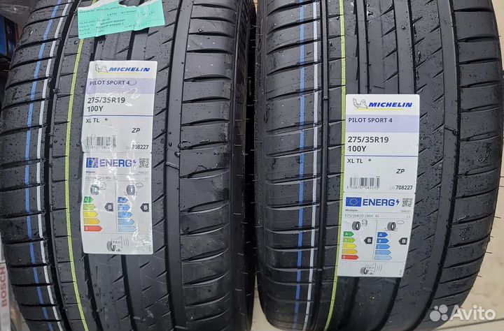 Michelin Pilot Sport 4 245/40 R19 и 275/35 R19