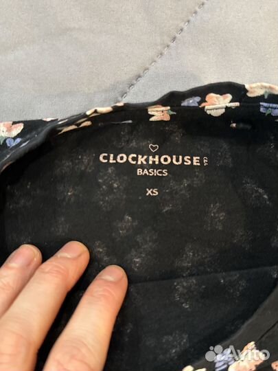 Лонгслив женский в цветочек