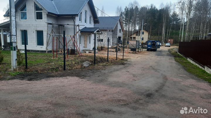 Столб винтовой 80х80, 76 1000х2000