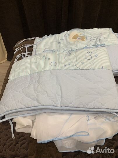 Бортики и балдахин в кроватку