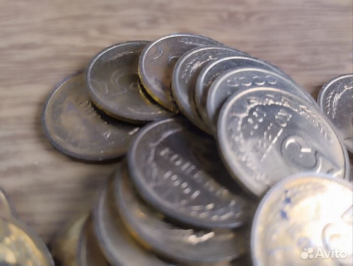 26 монет СССР 5 копеек 1991 г. в блеске