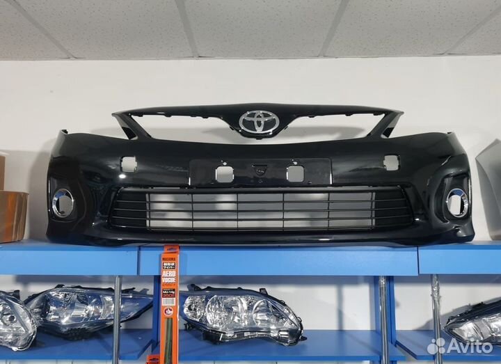 Бампер Тойота Королла 150-151 черный 209