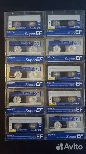 Аудиокассеты Sony Super EF-90