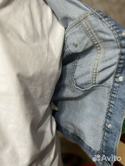 Джинсовая куртка для девочки 164