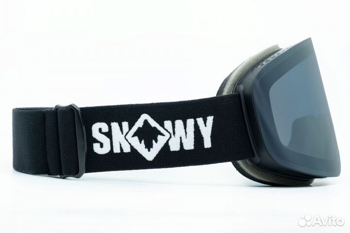 Маска Snowy aura Black Polarized :pol blue S3+S0