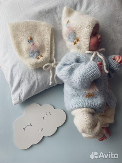 Шапочка для новорожденного (чепчик)